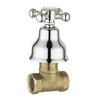 RUBINETTO INCASSO 1/2' VIOLA BRONZATO