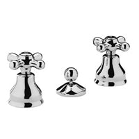 BATTERIA BIDET SCARICO AUTOMATICO 1' 1/4 VIOLA RAMATO