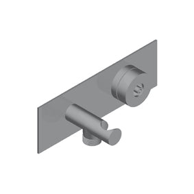 Volante Miscelatore Incasso Include Easyfix Acciaio Inox Spazzolato