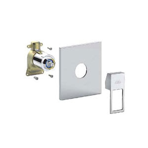 MISCELATORE INCASSO PBOX 010 PIASTRA ABS WEST CROMO