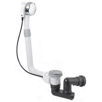 Colonna Scarico Vasca Plastica Sifone Con Filetto