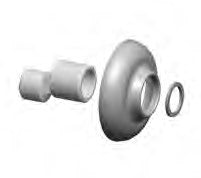 ECCENTRICO 1/2" PER BE/CM/ME BRONZATO