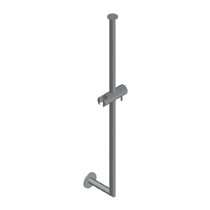 Zero Asta Saliscendi In Acciaio Acciaio Inox Spazzolato