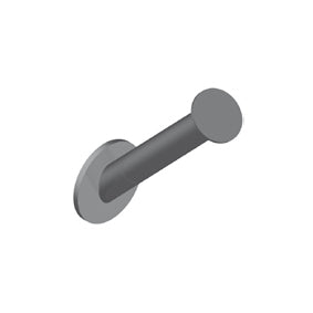 Zero Porta Accappatoio Acciaio Inox Spazzolato