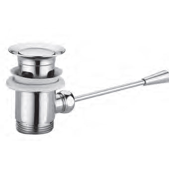 SCARICO 1" 1/4 LUSSO CON COMANDO A LEVA CROMO