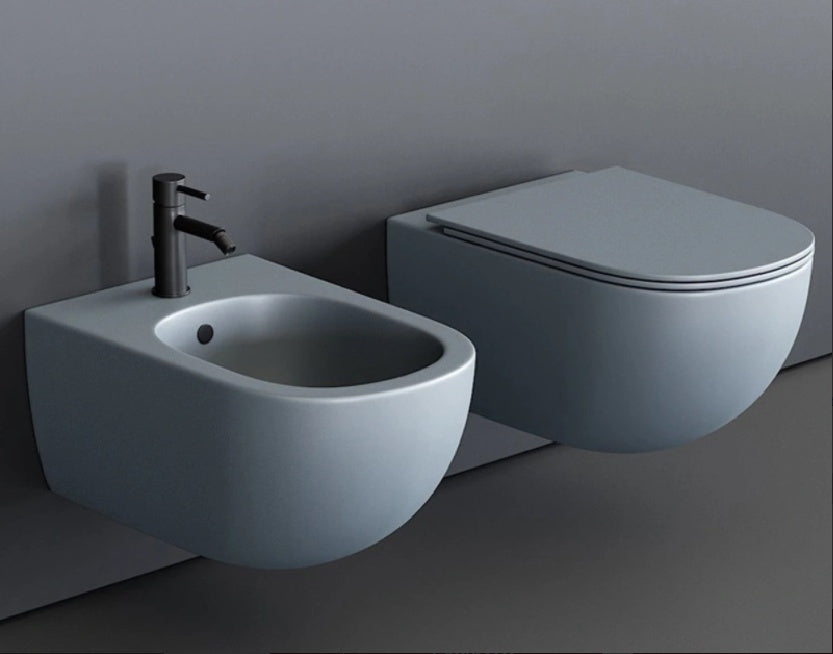 Vaso Pin Sospeso Rimless Colore Polvere Opaco