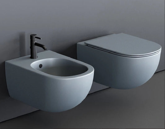 Vaso Pin Sospeso Rimless Colore Polvere Opaco