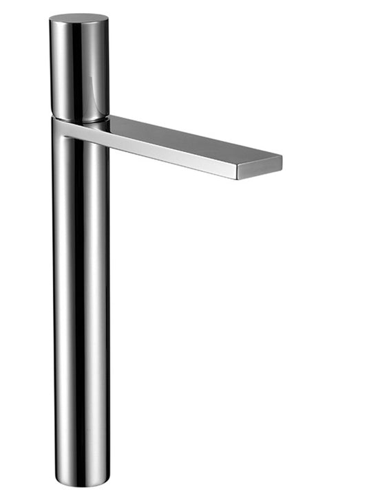 MILANO MISCELATORE LAVABO ALTO MONOFORO MATT GUN METAL PVD