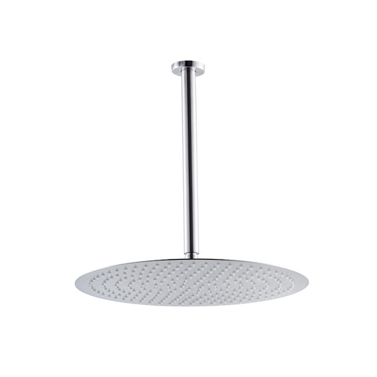 X STEEL SOFFIONE CON BRACCIO A SOFFITTO ACCIAIO INOX