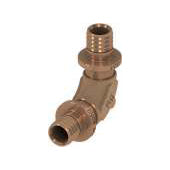 Teceflex Racc Curvo 90 63x63mm Bronzo