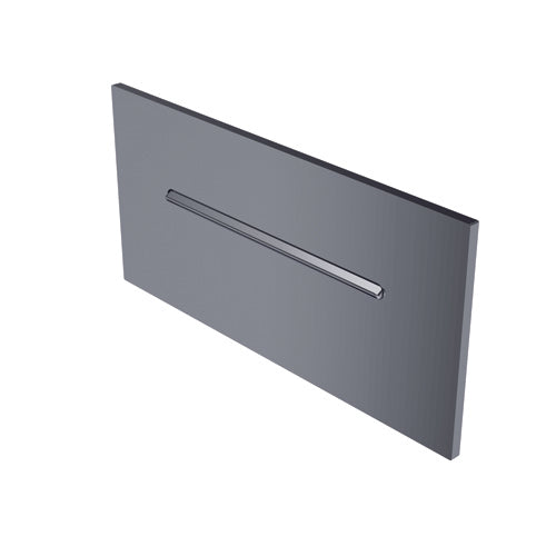 SOFFIONE PER DOCCIA AD INCASSO - BOCCA CASCATA - FILO MURO - PIASTRA ESTERNA IN ACCIAIO INOX