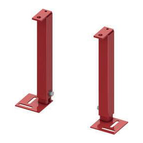 Tecebox Set Piedi Appoggio C staffa X Cassetta 8cm