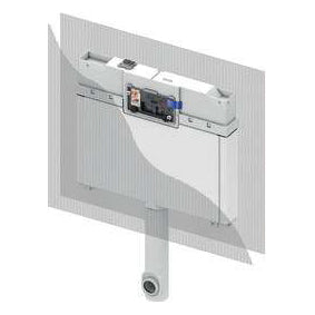 Tecebox Basic Cassetta 8cm X Muratura Wc Pavimento