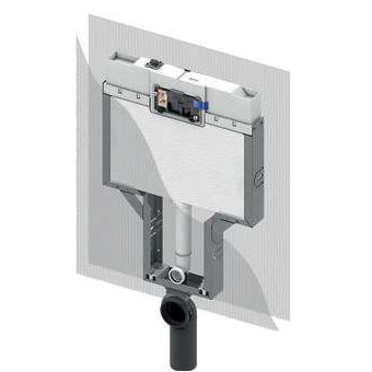 Tecebox Cassetta 8cm X Muratura Wc Sospeso