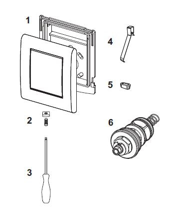 Tecericambi Placche Fron orin teceplanus crom luc