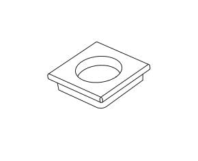 PORTA BICCHIERE O DISPENCER IN LIVINGTEC BIANCO