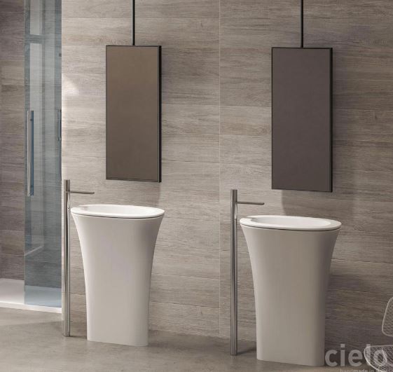 KARIM COLONNA AMEDEO PER LAVABO OVALE  ARENARIA