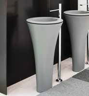 KARIM COLONNA AMEDEO PER LAVABO TONDO  TALCO