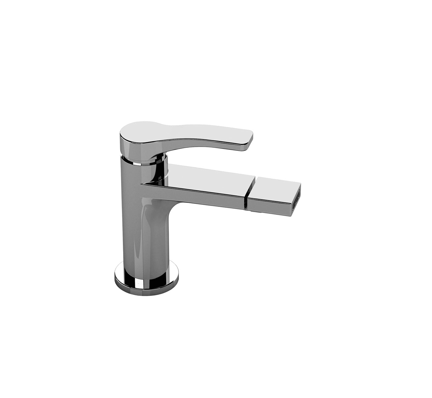 AL/23 LISSONI MISCELATORE BIDET MONOFORO NERO OPACO