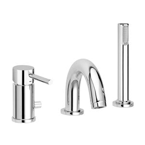 MISCELATORE BATTERIA BORDO VASCA SENZA BOCCA MAX PORTATA BIRILLO CROMO