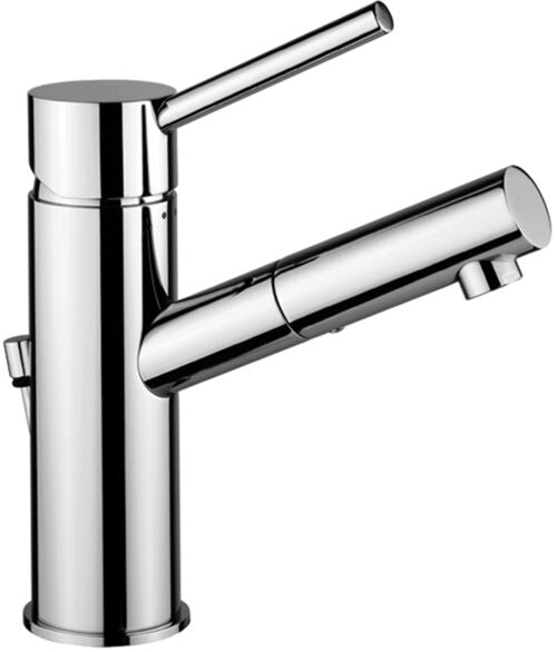 MISCELATORE LAVABO T/C CON SCARICO CLIC-CLAK 1"1/4 BIRILLO CROMO