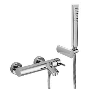 MISCELATORE VASCA DUPLEX CON SUPPORTO RIPOSO BERRY CROMO