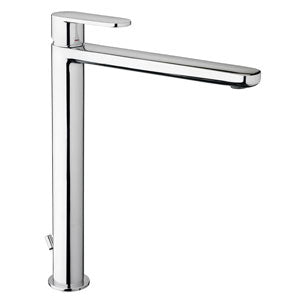 MISCELATORE LAVABO SCARICO AUTOMATICO 1' 1/4 PROLUNGATO CANDY CROMO