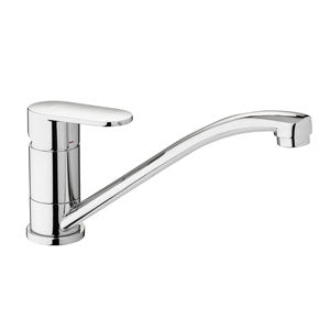 MISCELATORE MONOFORO LAVELLO CANNA TUBO CANDY CROMO