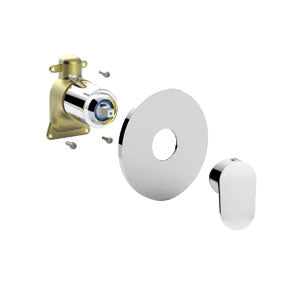 MISCELATORE INCASSO PBOX 010 PIASTRA ABS CANDY CROMO