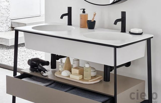 I CATINI LAVABO PER CATINO DOPPIO TALCO