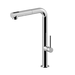 MISCELATORE LAVELLO LATERALE CANNA 1 PIEGA CON DOC. ESTRAIBILE 2 GETTI ZDOC084CR CHEF CROMO