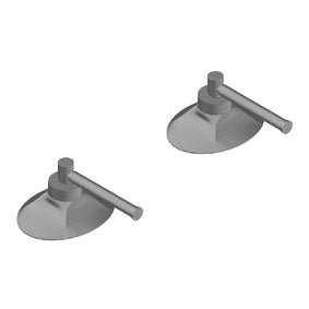 CANALI RUBINETTI DA APPOGGIO O INSTALLAZIONE A PANNELLO, CON LEVA TUTTA IN TINTA NICKEL SPAZZOLATO