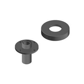 CANALI BASETTA CON RACCORDO PER PAVIMENTO E SOFFITTO CROMO