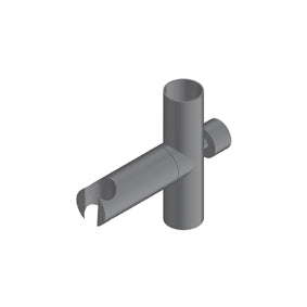 CANALI MODULO DEVIATORE CON SUPPORTO NICKEL SPAZZOLATO