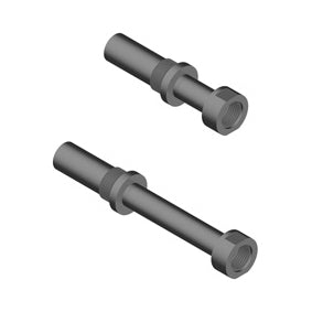 Canali Prolunga Telescopica Lunghezza Variabile 58 99 Mm Nickel Spazzolato