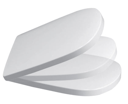 Copriwater Semplice Bianco Opaco Softclose