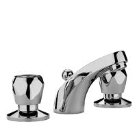 BATTERIA LAVABO SCARICO AUTOMATICO 1'1/4 BOCCA OLIMPIA DANUBIO CROMO