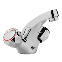 GRUPPO MONOFORO LAVABO T/C DANUBIO CROMO