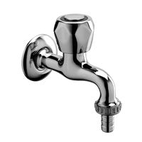 Rubinetto Portagomma 1 2 Con Rosone Danubio Cromo