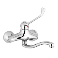 MISCELATORE LAVELLO MURO LEVA CLINICA DUEMILA CROMO