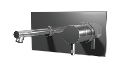 DIAMETRO35 PARTI ESTERNE PER MISCELATORE MONOCOMANDO AD INCASSO BRUSHED BLACK CHROME - COMANDO Ø45 - PER DIAMETRO35- 0113SX