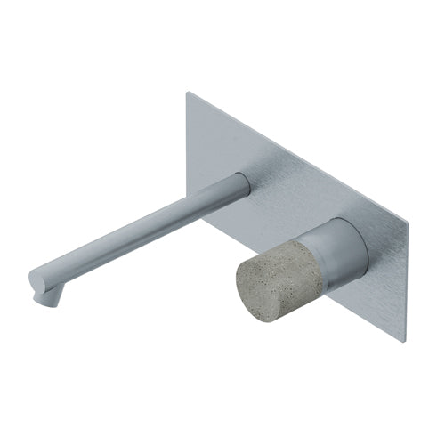 DIAMETRO35 INOX CONCRETE PARTI ESTERNE PER MISCELATORE MONOCOMANDO AD INCASSO - PER DIAMETRO35_INOX_CONCRETE- 0114D