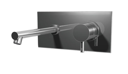 DIAMETRO35 PARTI ESTERNE PER MISCELATORE MONOCOMANDO AD INCASSO BLACK CHROME - COMANDO Ø45 - PER DIAMETRO35- 0114SX