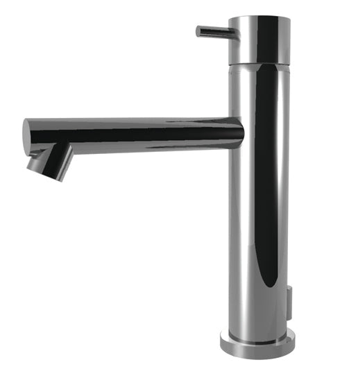 DIAMETRO35 MISCELATORE MONOCOMANDO PER LAVABO SPAZZOLATO - COMANDO CON LEVA