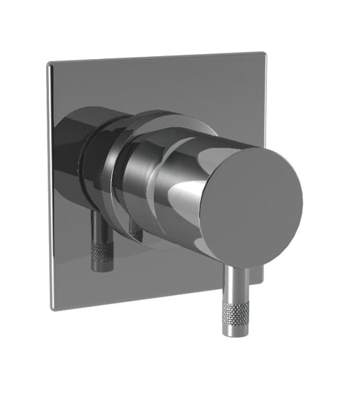 DIAMETRO35 PARTI ESTERNE PER MISCELATORE MONOCOMANDO AD INCASSO BRUSHED BLACK CHROME - PER DIAMETRO35- 0140S/P