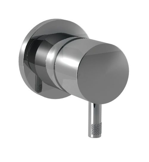 DIAMETRO35 INOX CONCRETE MISCELATORE MONOCOMANDO AD INCASSO PER DOCCIA/LAVABO - UNA USCITA - COMANDO SENZA LEVA - COMPLETO DI PARTI INTERNE