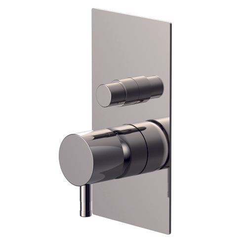 DIAMETRO35 INOX PARTI ESTERNE PER MISCELATORE MONOCOMANDO AD INCASSO PER VASCA/DOCCIA - PER DIAMETRO35_INOX- 0150 -DIAMETRO35_INOX_CONCRETE- 0150