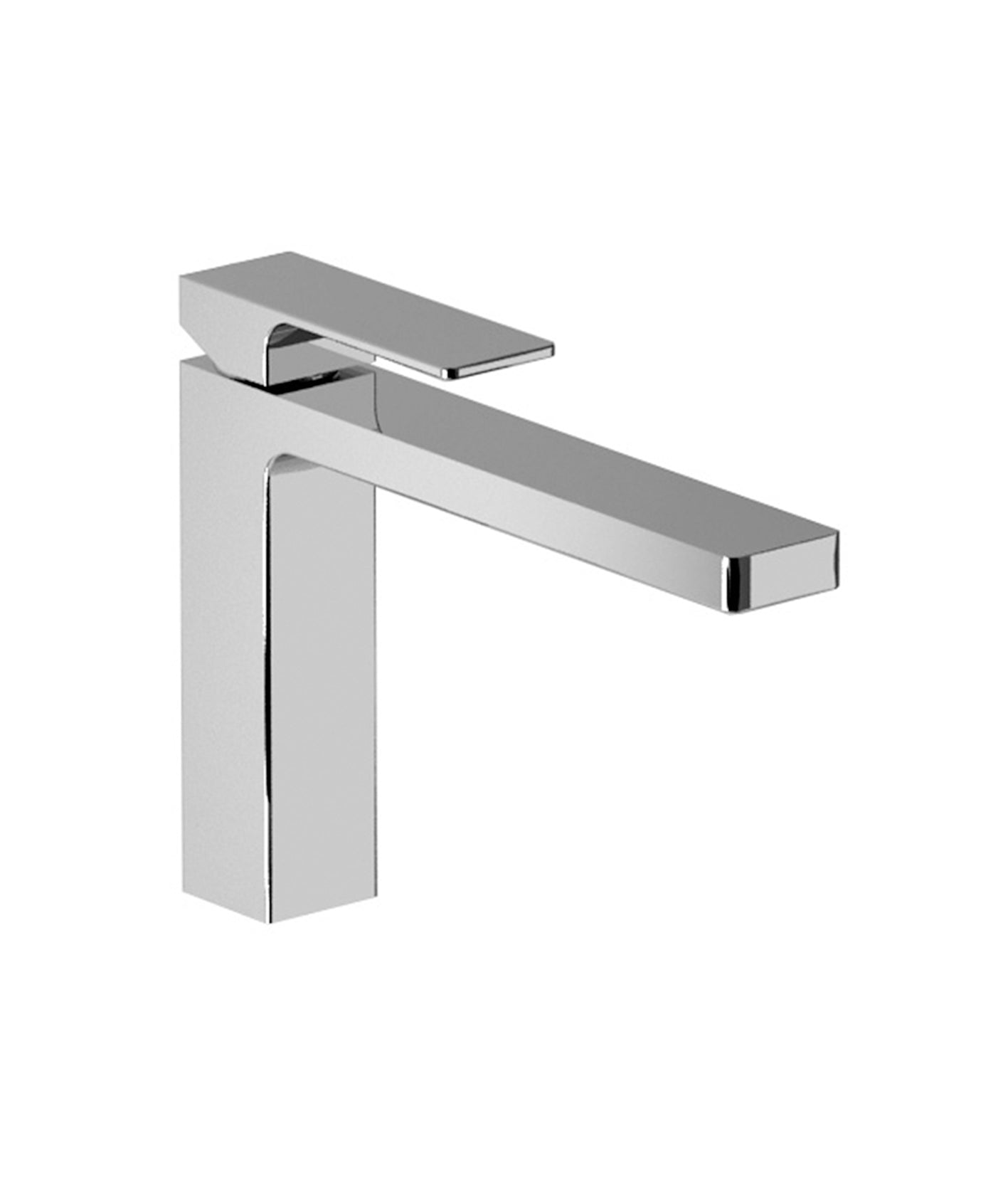 MINT MISCELATORE LAVABO BOCCA PROLUNGATA MONOFORO CROMO