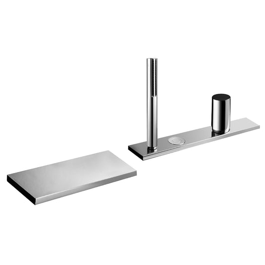 MILANO GRUPPO BORDO VASCA MATT GUN METAL PVD