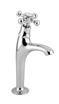 RUBINETTO LAVABO 1/2' ALTO BELINDA CROMO + GOLD FINISH